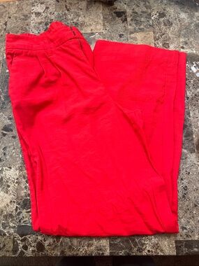 a new day Bright Red Boot‑Cut Pants